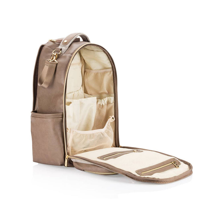 Itzy Ritzy - Vanilla Latte Boss Plus™ Backpack Diaper Bag