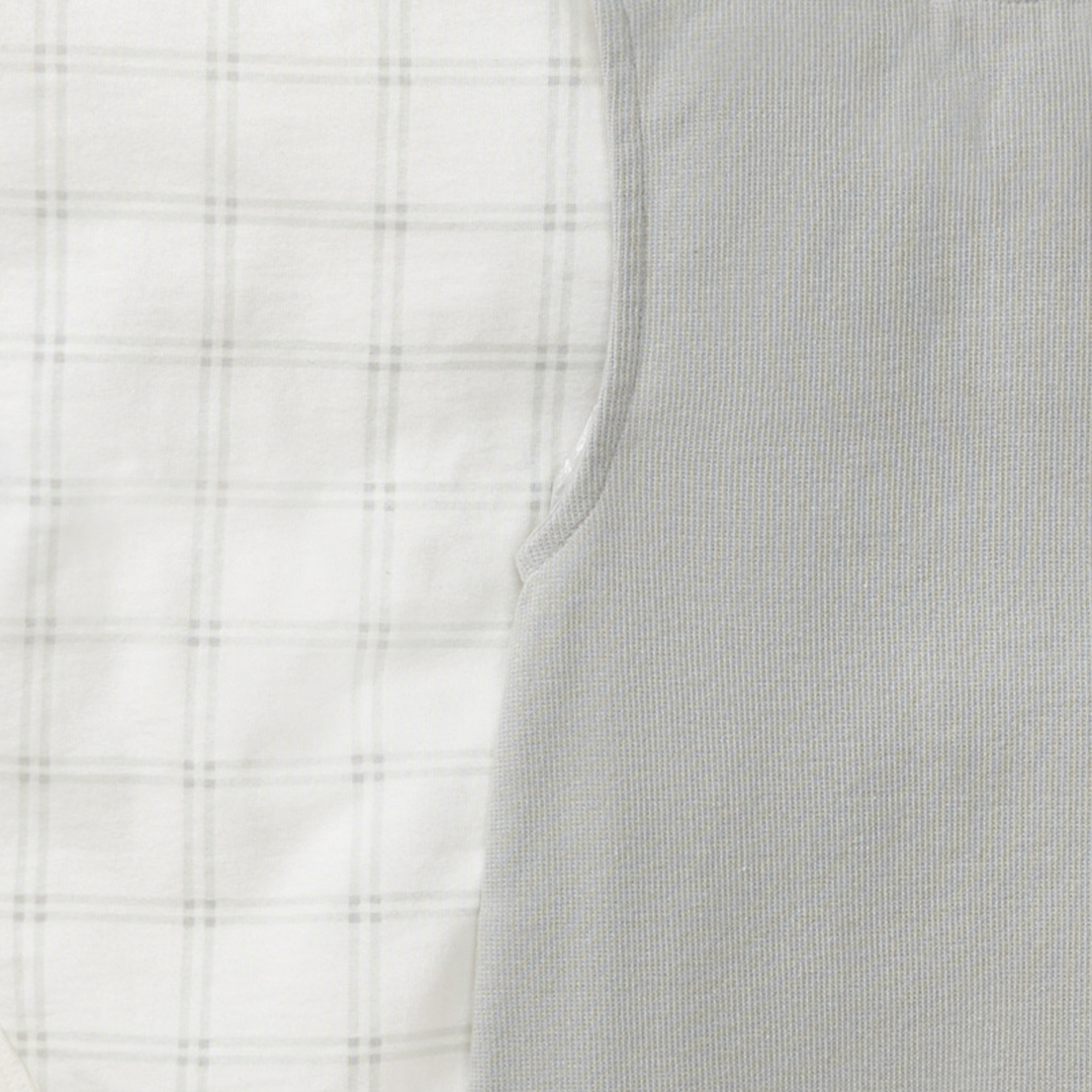 Burt's Bees Baby - Plaid Infant Boy Jumpsuit & Bodysuit Set