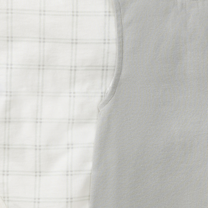 Burt's Bees Baby - Plaid Infant Boy Jumpsuit & Bodysuit Set