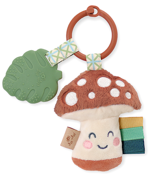 Itzy Ritzy - Itzy Pal™ Plush + Teether: NEW Mushroom