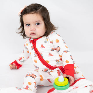 LollyBanks Fireman Bamboo Baby Pajamas