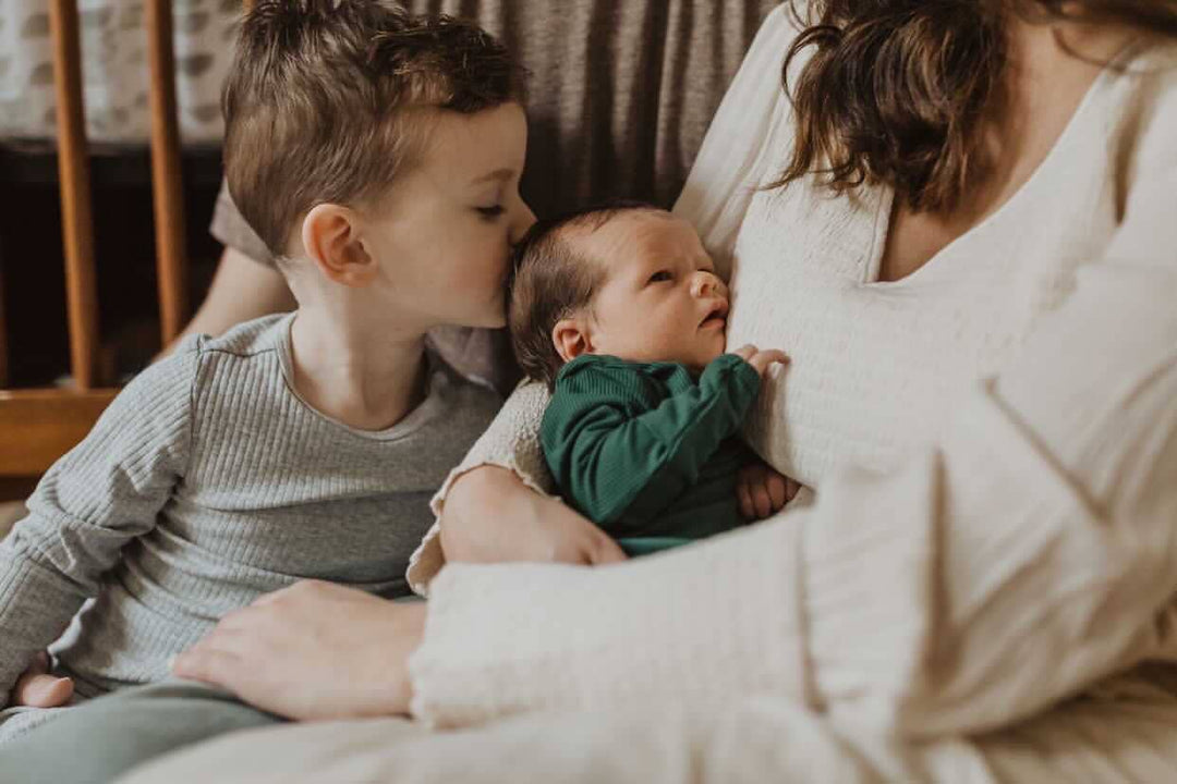 Bamboo - Ribbed Forest Green Ribbed Knotted Gown