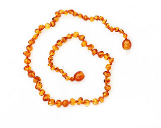 Healing Amber Caramel Baltic Amber Necklace - 13 Inch