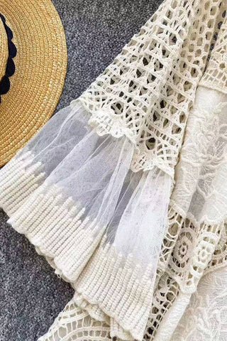 Ethereal Artisanal Lace Tunic | Limited Boutique Release