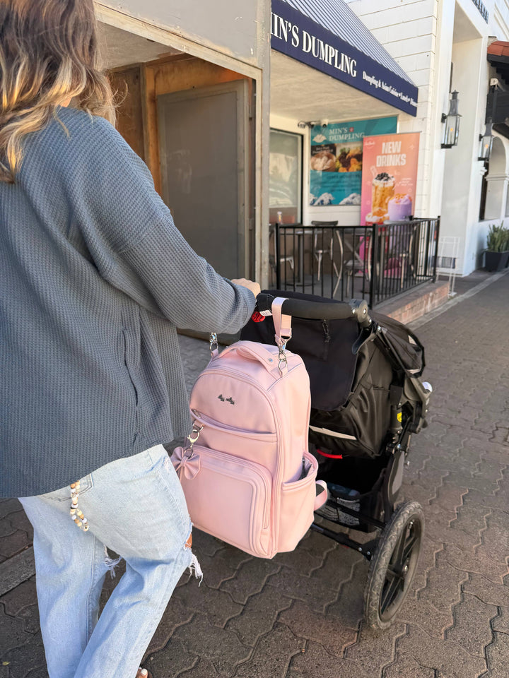 Itzy Ritzy - *NEW* Ribbons & Roses Boss Plus™ Backpack Diaper Bag