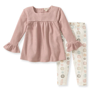 Burt's Bees Baby Little Button Organic Tunic & Pants Set