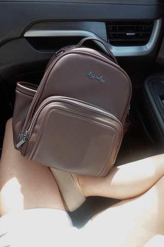 Itzy Ritzy Mini Plus Diaper Backpack - Espresso