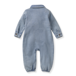 Burt's Bees Baby Acid Wash Utility Jumpsuit