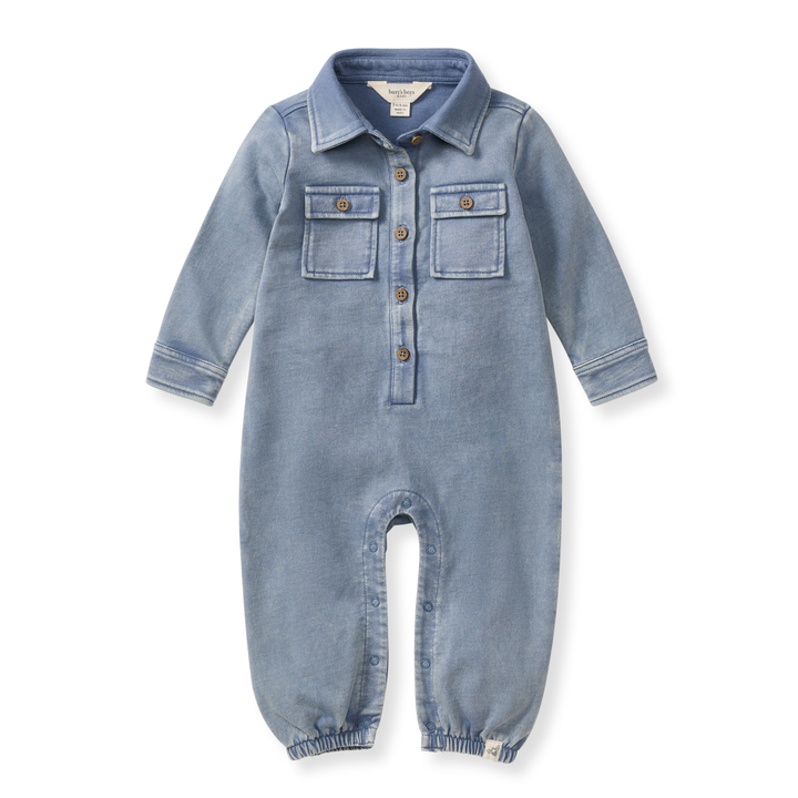 Burt's Bees Baby - Acid Wash Infant Jumpsuit