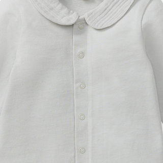 Burt's Bees Baby Muslin Collar Infant Jumpsuit