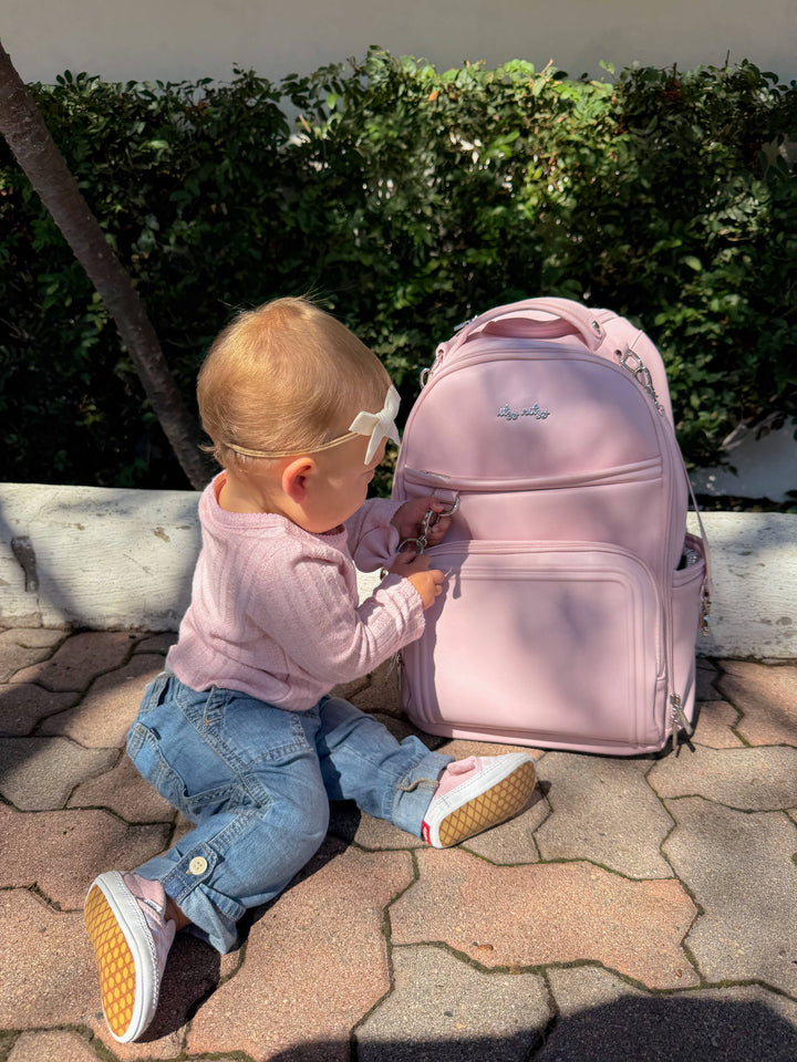 Itzy Ritzy - *NEW* Ribbons & Roses Boss Plus™ Backpack Diaper Bag