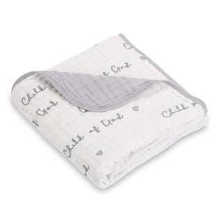 LollyBanks Child of God Muslin Baby Quilt