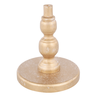 Gold wood stand for interchangeable toppers
