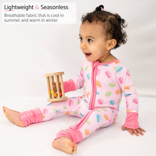 LollyBanks Le Macaron Bamboo Baby Pajamas