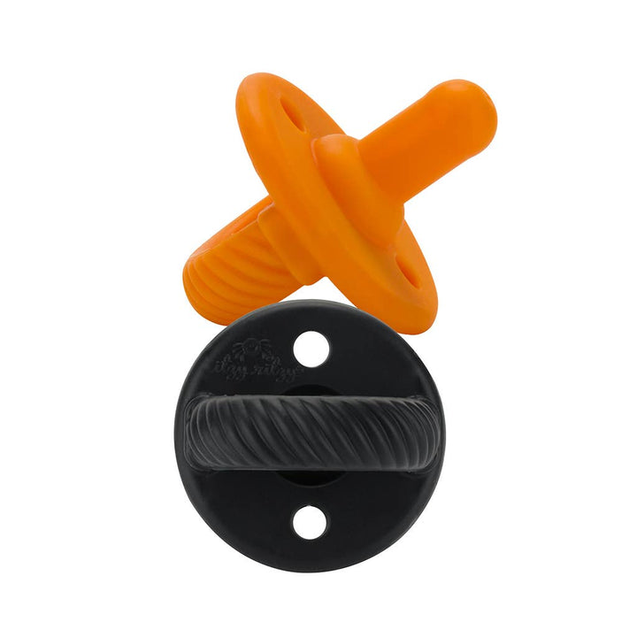 Itzy Ritzy Sweetie Soother™ Pacifier Sets (2-pack): Toast + Buttercream Braids