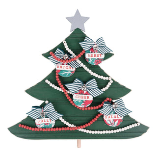 Merry & Bright Christmas Tree interchangeable stand topper