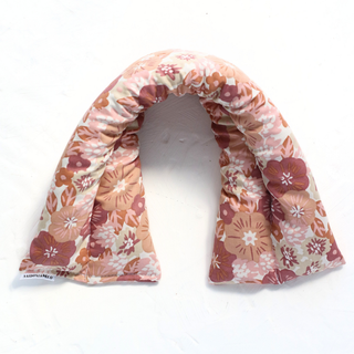 Mauve Blossom heating and cooling neck and body wrap, view 2