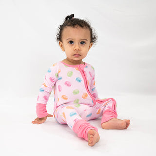 LollyBanks Le Macaron Bamboo Baby Pajamas