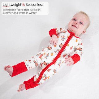 LollyBanks Fireman Bamboo Baby Pajamas