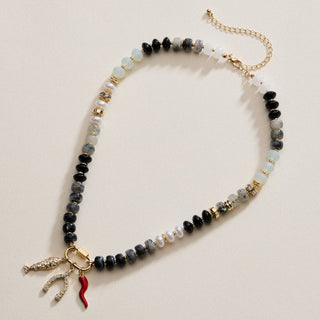 Keepsake charm trio beaded necklace, additional view 7