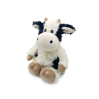Warmies Black & White Cow Junior Microwavable Plush