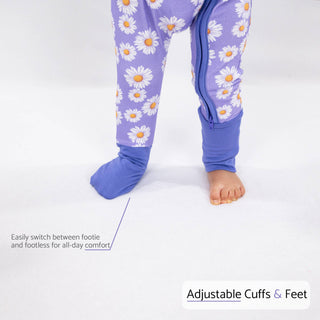 LollyBanks Beautiful Daisy Bamboo Baby Pajamas