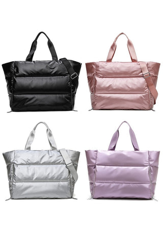 Cloud-Puff Weekender Tote — Light, Roomy & Ready to Go! ✨🧳
