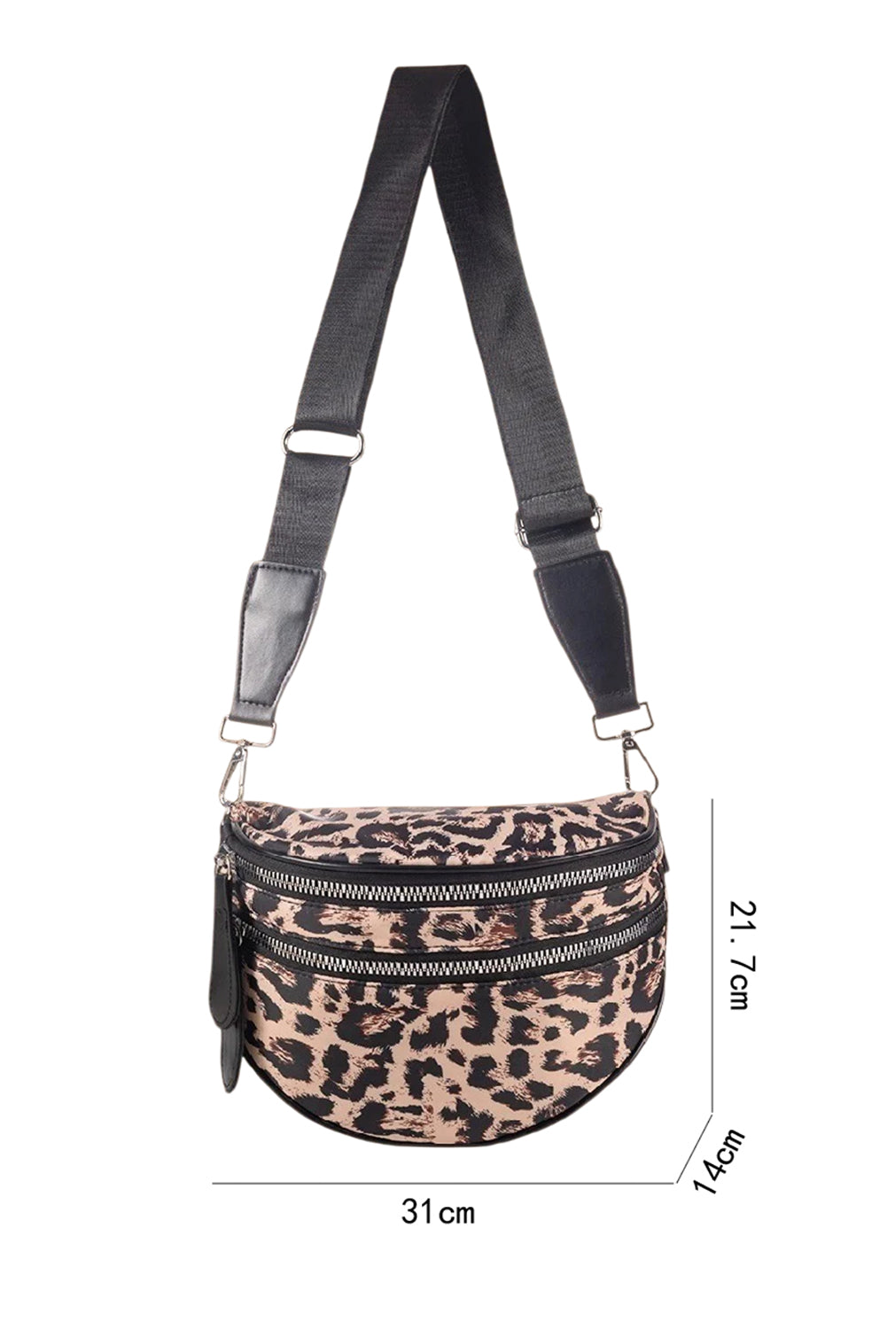 Wild Side Zip Crossbody — Leopard Luxe On the Go 🐆