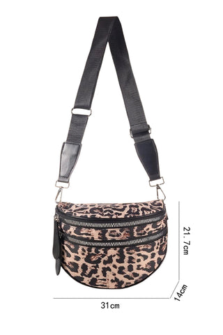 Wild Side Zip Crossbody — Leopard Luxe On the Go 🐆