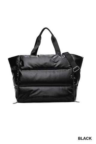 Cloud-Puff Weekender Tote — Light, Roomy & Ready to Go! ✨🧳