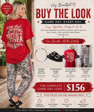 I'll Fly Away Camo 4-Piece Outfit Bundle