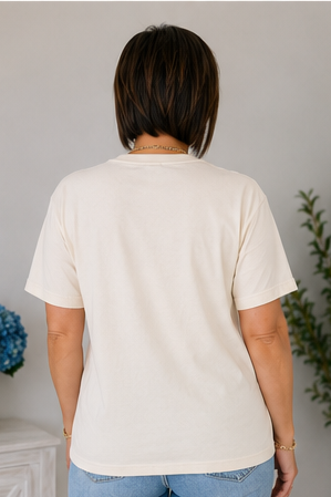 I Will Walk by Faith Floral Graphic Tee – Faith-Based Boutique Style with Feminine Floral Charm