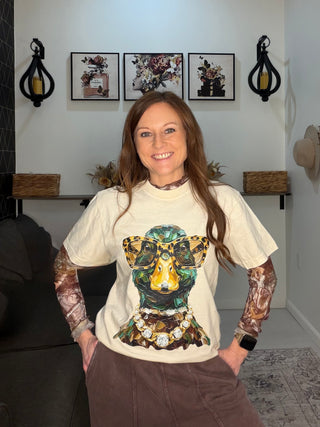 Glam Mallard Duck Graphic Tee