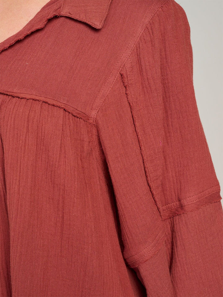 Ces Femme “Sea Breeze” Tiered Gauze Dress – Mint Green