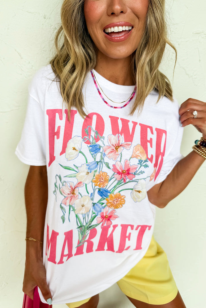 Meadow Flowers-Flower Market Graphic Tee