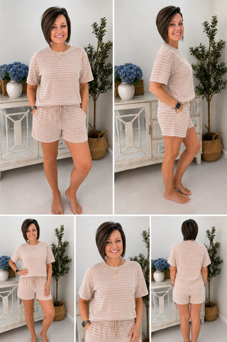 Luke & Estelle Sandy Shores Textured Lounge Set