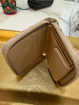 Nine West Norah Floral Compact Wallet | Milk Logo Floral