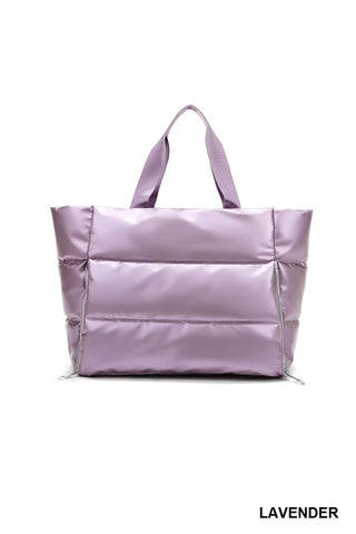 Cloud-Puff Weekender Tote — Light, Roomy & Ready to Go! ✨🧳