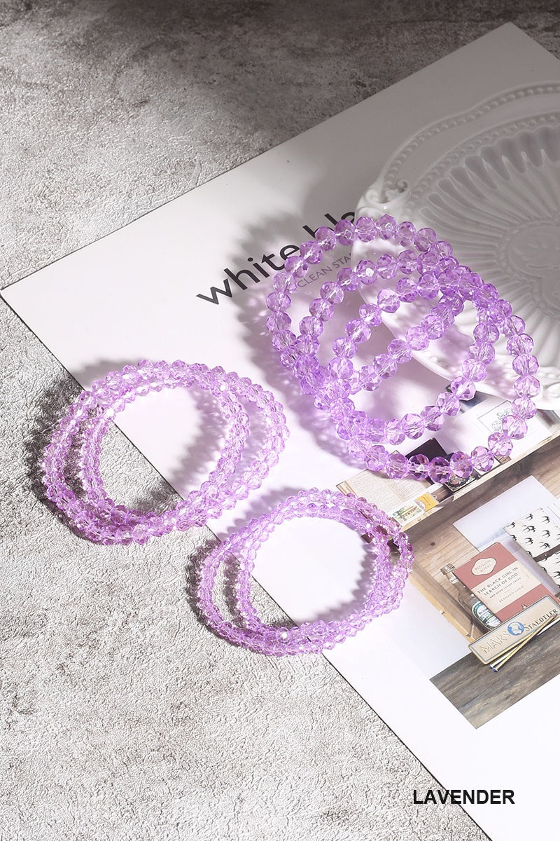 ✨ Crystal Glow Stacking Bracelet Set – Effortless Sparkle, Everyday