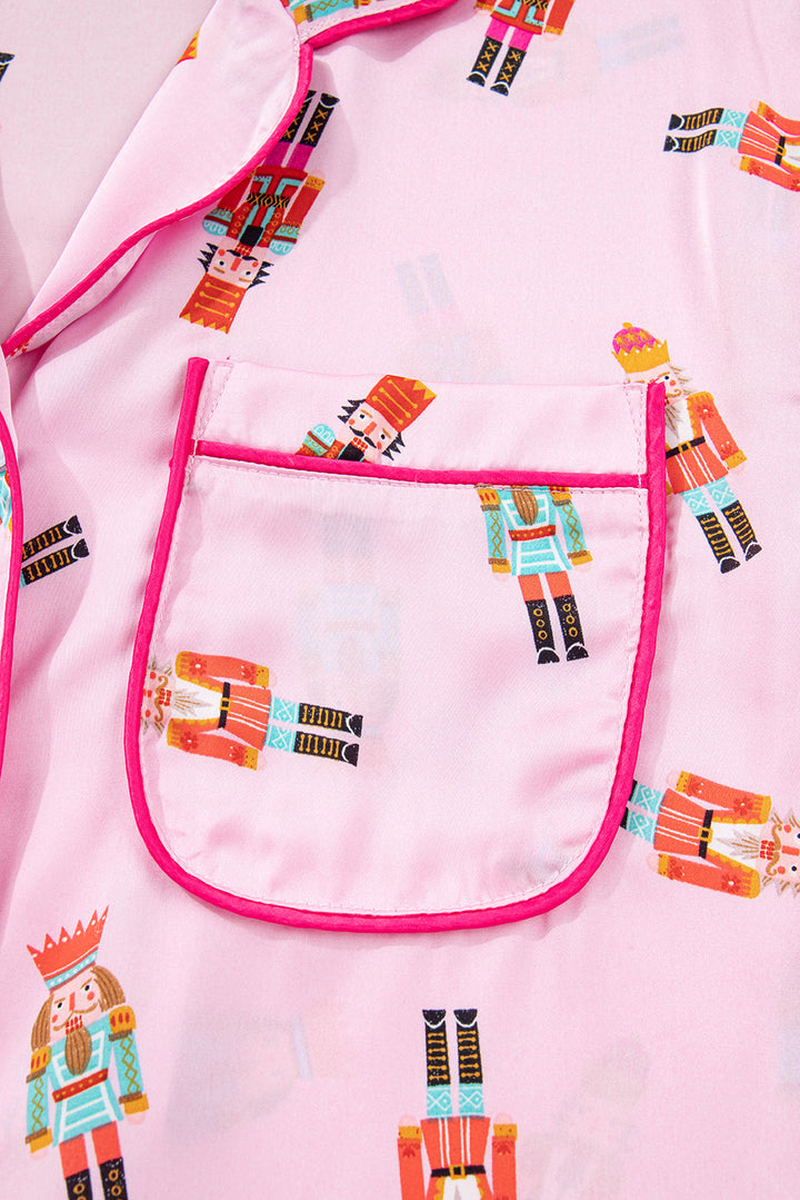 🎀 Luke & Estelle “Nutcracker Dreams Satin Pajama Set” – Holiday Luxe Edition 💕