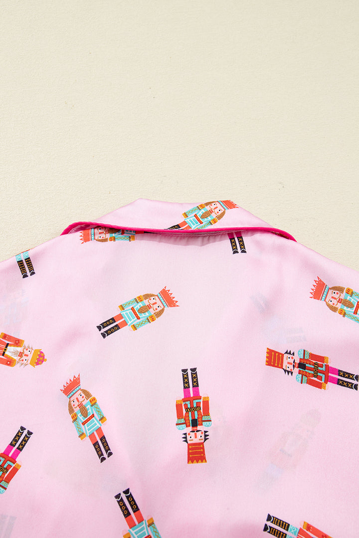 🎀 Luke & Estelle “Nutcracker Dreams Satin Pajama Set” – Holiday Luxe Edition 💕