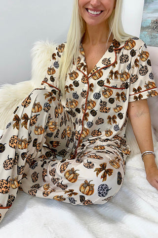 ✨ “Pumpkin Patch Dreams” Luxe Pajama Set ✨