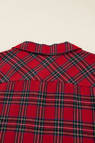 🎄 “Holiday Cheer Plaid PJ Set” – Cozy Up in Boutique Style ❤️💚