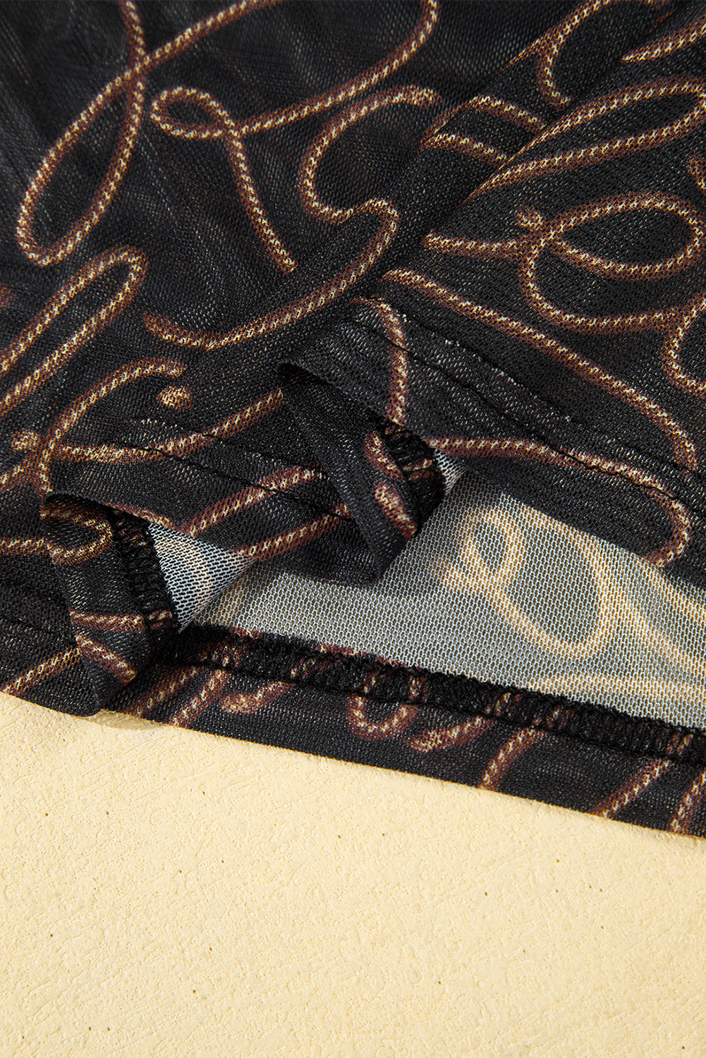 Midnight Rodeo Mesh Long Sleeve Top