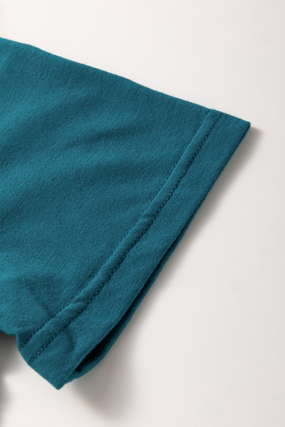 Cross-Current Sculpt Tee – Deep Teal