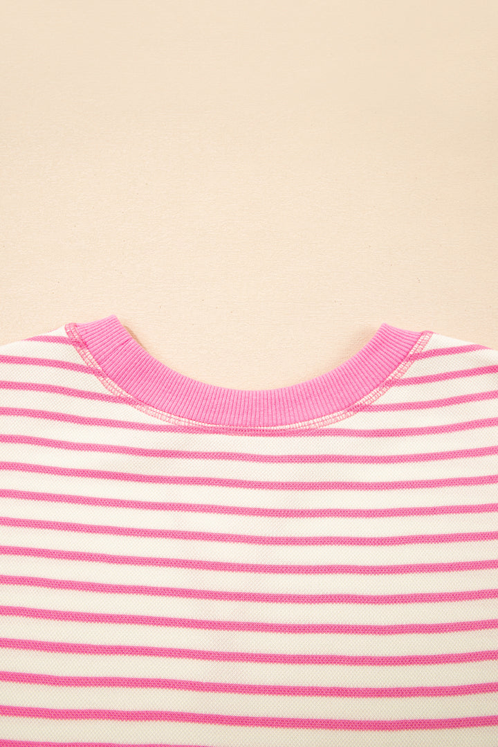 Pink Lemonade Flutter Stripe Tee