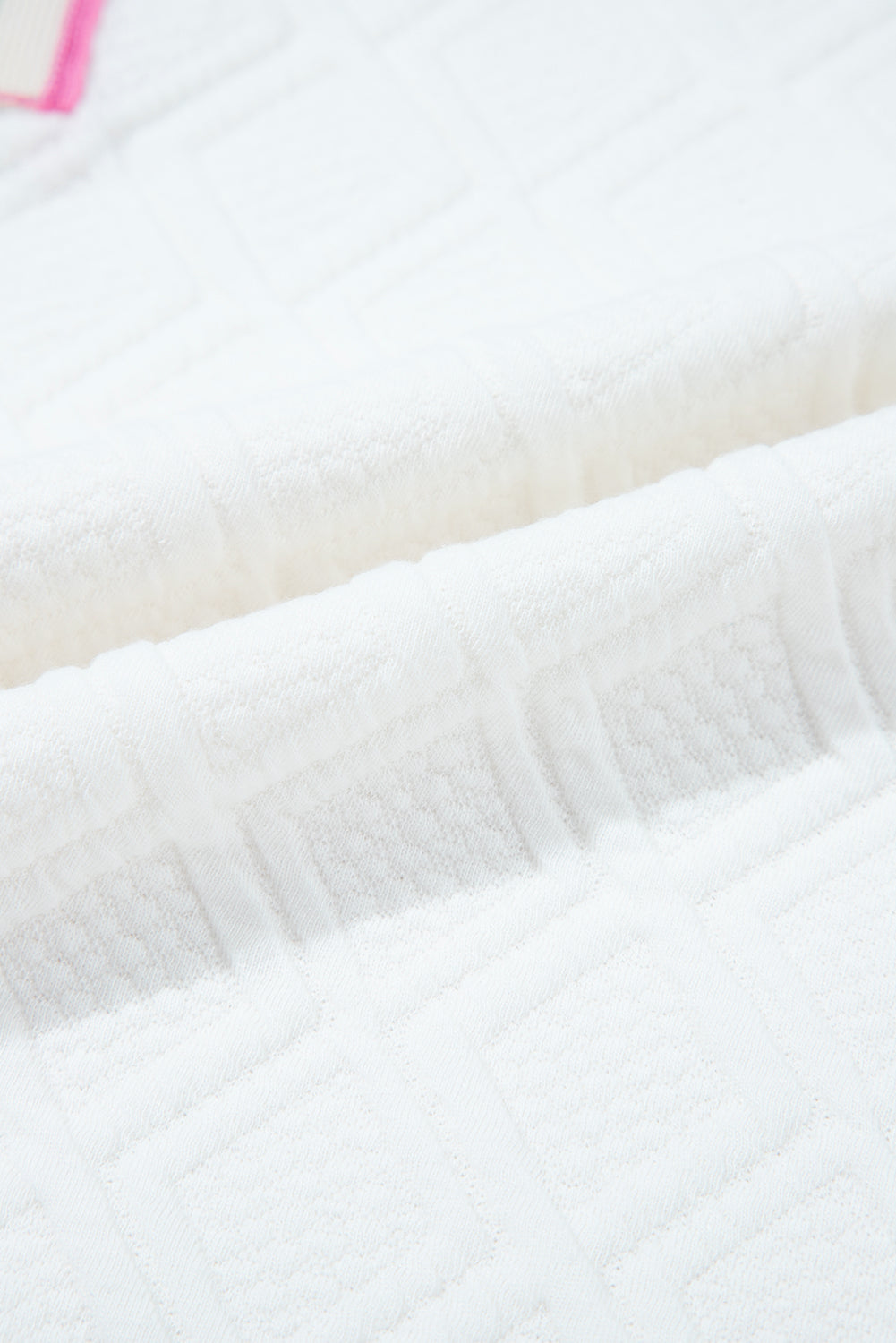 Courtside Crush Half-Zip Jacquard Top 💚💗