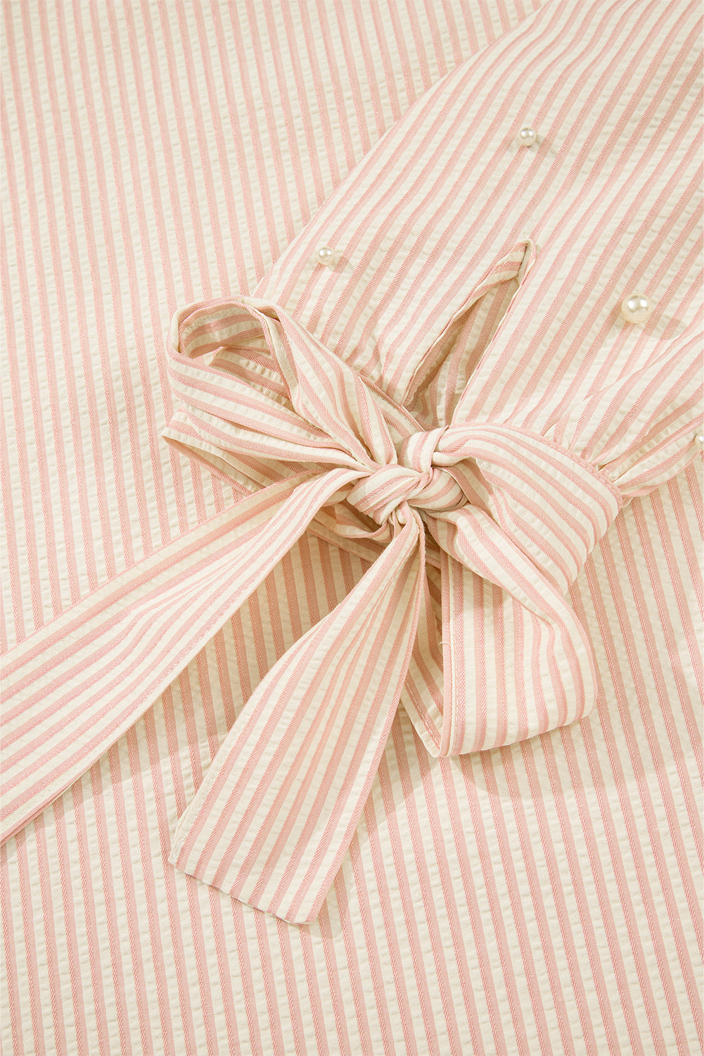 💗 Luke & Estelle “Sweet Peony Pearl Stripe Blouse” 💗