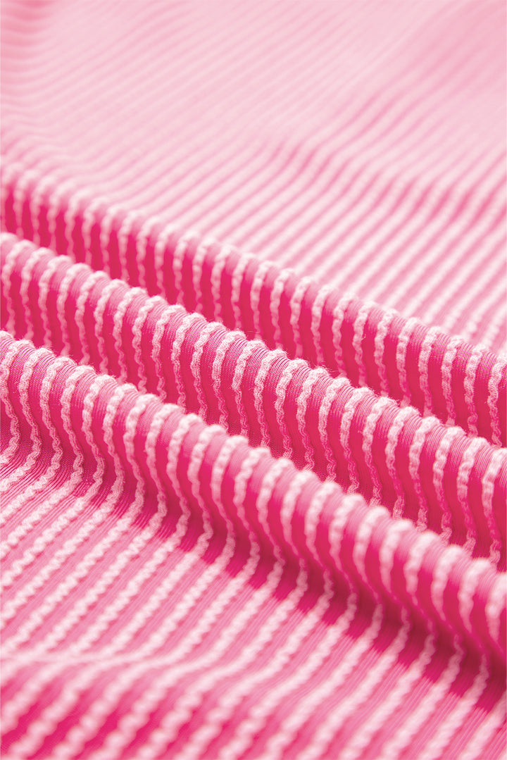 Candy-Pop Patchwork Henley Sweatshirt