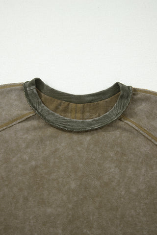 Wildflower Meadow Patch Mineral Washed Top by Luke & Estelle